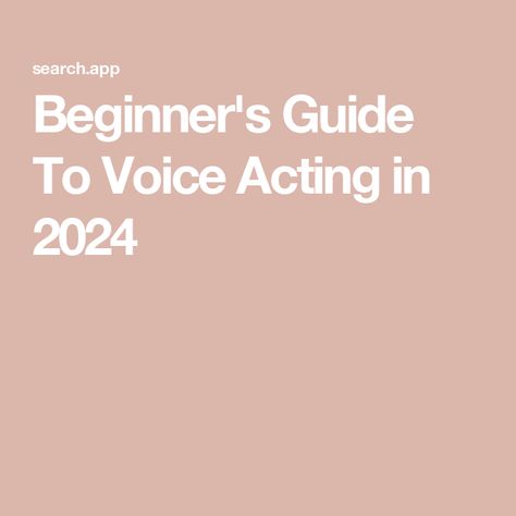 Beginner's Guide To Voice Acting in 2024 Voice Actor Aesthetic, Voice Acting Script, Acting Scripts, Acting Tips, Voice Acting, Common Questions, Voice Actor, Beginners Guide, Working From Home