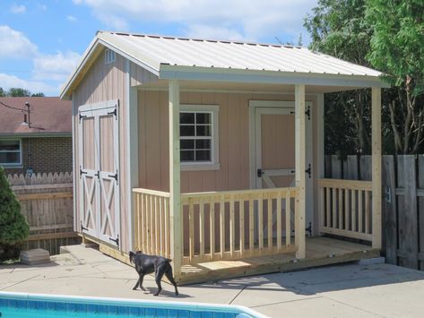 3 Outstanding Benefits Of A Prefab Pool House Shed Small Bathroom Pool House, She Shed Pool House Ideas, Small Pool Houses Sheds Interior, Storage Shed Pool House, Small Pool House Ideas Shed, Shed To Pool House Conversion, Diy Pool House Shed With Bathroom, Cheap Pool House Ideas, Shed Turned Pool House