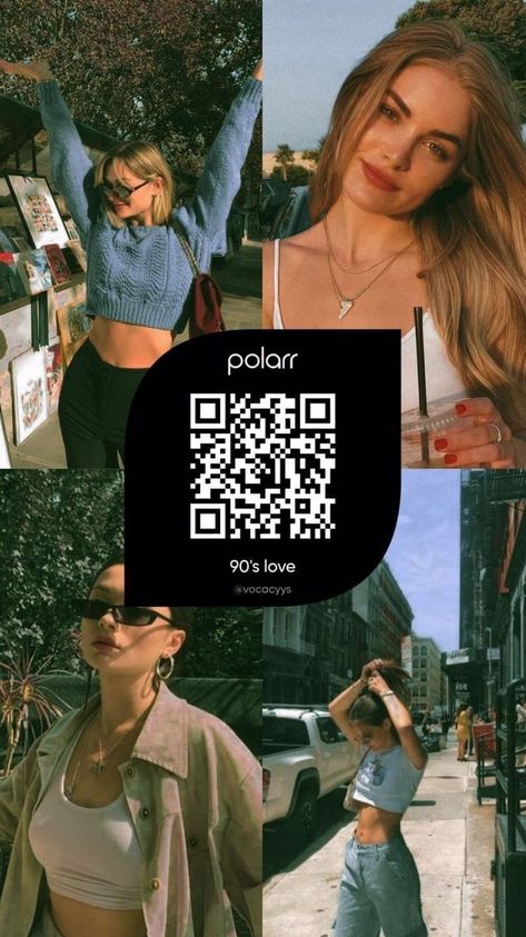 Polar Vintage Filter, 90s Polarr Code, Polar Preset Vintage, Code Polarr Vintage, Code Polar Vintage, Effect Polarr Code, Polarr Polaroid Filter Codes, Polarr Codes Vintage, Polar Preset Qr Code