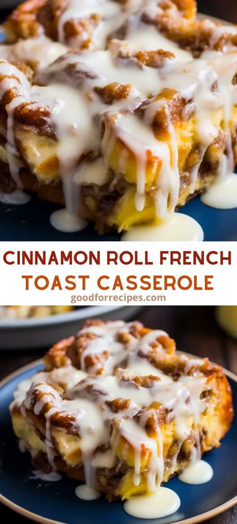 Cinnamon Casserole, Cinnamon Roll French Toast Casserole, Cinnamon Roll French Toast Bake, French Toast Bake Overnight, Cinnamon Roll French, Cinnamon Roll French Toast, French Toast Casserole Recipes, Overnight French Toast, French Toast Breakfast