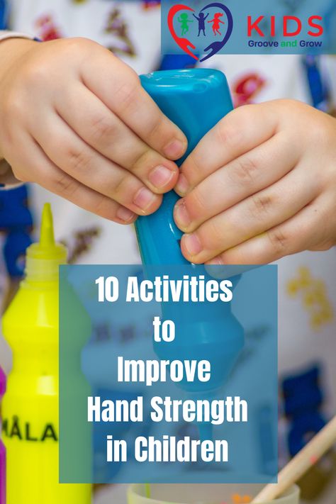 Fun Fine Motor Activities, Hand Strengthening Activities, Toddler Fine Motor Activities, Language Development Activities, School Performance, Hand Strengthening, Occupational Therapy Activities, Finger Strength, Hand Exercises