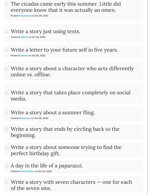 Writing prompts texts short story idea journal prompts journaling writing promps to improve creativity and writing skills Ideas For A Short Story, Writing Prompt Short Story, Movie Prompts Story Ideas, Writing Prompts For Short Stories, Short Film Prompts, Short Story Prompts Creative Writing Ideas, Short Film Ideas Prompts, Short Story Prompts Creative Writing, Movie Prompts