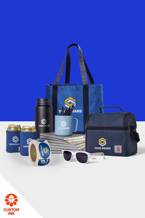 Merch Promotion Design, Merchandise Photography, Corporate Promotional Items, Promotional Items Marketing, Company Merch, Corporate Merchandise, Office Merchandise, Business Merch, Marketing Merchandise