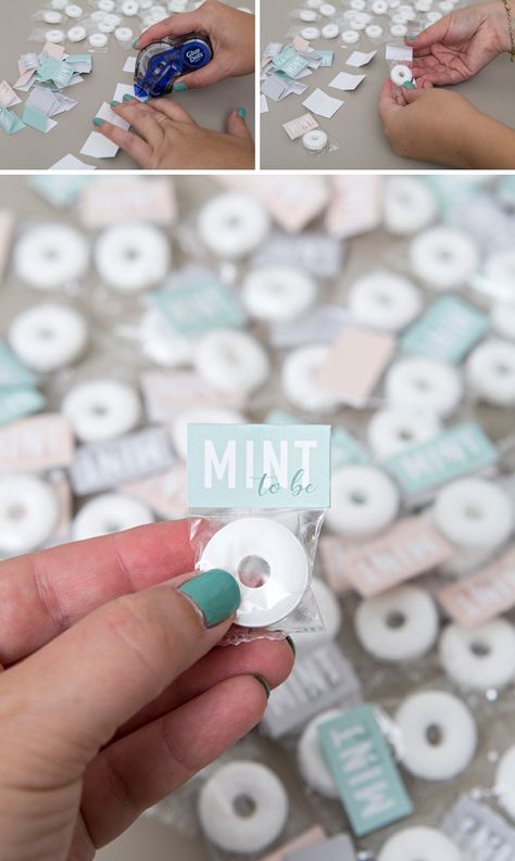 These DIY mint to be favors are to die for! Mint To Be Wedding Favors, Bottle Opener Favors, Inexpensive Wedding Favors, Candy Wedding Favors, Elegant Wedding Favors, Mint To Be, Inexpensive Wedding, Wedding Favors Cheap, Rustic Wedding Favors