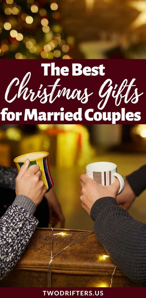 Christmas shopping for your favorite couple? This list of Christmas gifts for married couples offers you heaps of great gift deas. #Christmas #ChristmasGifts #GiftIdeas #CoupleGifts #WeddingGifts Christmas Couple Gifts Ideas, His And Hers Christmas Gifts, Gifts For Married Couples, Christmad Gifts, Couple Christmas Presents, Married Couple Gifts, Best Gifts For Couples, Xmas Couple, Christmas Gifts For Adults