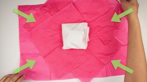 How To Add Tissue Paper To A Gift Bag, Tissue Paper In Gift Bag How To Put, How To Wrap With Tissue Paper, Close A Gift Bag With Handles, How To Put Tissue Paper In A Gift Bag, How To Fold Tissue Paper For Gift Bags, Gift Tissue Paper, Wrinkled Paper, Clear Gift Bags