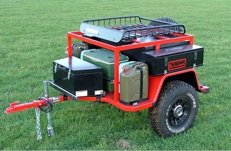 Camping Gear Trailer, Offroad Trailer, Camping Trailer Diy, Kombi Motorhome, Jeep Trailer, Bed Idea, Expedition Trailer, Off Road Camper Trailer, Adventure Trailers