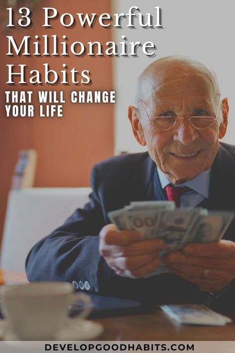 Millionaire Habits, Ceo Lifestyle, Millionaire Success Habits, Business Books Worth Reading, Rich Mindset, Investment Strategies, Self Help Skills, Life Changing Habits, Self Made Millionaire