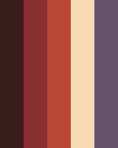 Workshop Ready Red And Brown Color Scheme, Red Tone Color Palette, Red Complementary Colors, Guy Color Palette, Red Orange Brown Color Palette, Red And Orange Colour Palette, Two Colour Palette, Red Brown Palette, Orange Palette Aesthetic