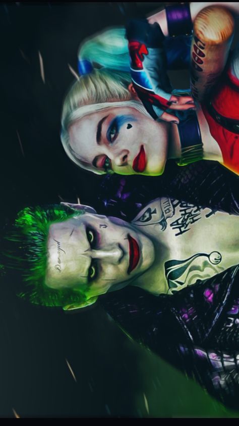 Harley Quinn Et Le Joker, Hahaha Joker, Batman Painting, Harley And Joker Love, Joker Comic, Der Joker, Beauty And The Beast Movie, Harley Quinn Quotes, Joker Artwork