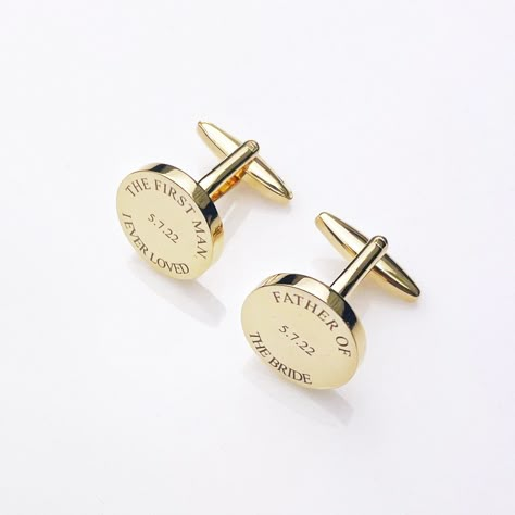 Father of the Bride Cufflinks for Dad Personalized Cuff Links Cufflinks Wedding Gift for Dad the First Man I Ever Loved - Etsy Cufflinks For Father Of The Bride, Cuff Links For Groom From Bride, Father Of The Bride Cufflinks, Groom Cufflinks From Bride, Cuff Links For Men, Cufflinks Men Wedding, Father Of Groom Gift, Cuff Links Wedding, Father Of The Groom Gift