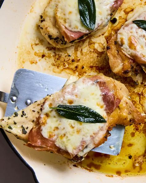 Chicken Saltimbocca Recipe (Ready in 20 Minutes) | The Kitchn Italian Chicken Dinner, Chicken Saltimbocca Recipe, Classic Italian Restaurant, Saltimbocca Recipe, Chicken Saltimbocca, Chicken Breast Cutlet, Chicken Recipies, Dinner On A Budget, Restaurant Dishes