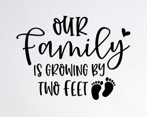 Newborn Quotes, New Grandparent Gifts, New Grandparents, Congratulations Baby, Cricut Projects Beginner, Family Sign, Sign Svg, Nursery Signs, Growing Family