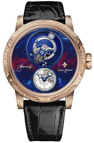 Louis Moinet Watch Spacewalker Rose Gold Hand Engraved Limited Edition #add-content #bezel-fixed #bracelet-strap-alligator #brand-louis-moinet #case-depth-16-9mm #case-material-rose-gold #case-width-47-4mm #delivery-timescale-call-us #dial-colour-blue #discount-code-allow #gender-mens #limited-edition-yes #luxury #movement-manual #new-product-yes #official-stockist-for-louis-moinet-watches #packaging-louis-moinet-watch-packaging #sale-item-no #style-dress Classy Watches, Bitcoin Chart, Louis Moinet, Unique Watches, Luxury Watch Brands, Mens Fashion Watches, Watches Luxury, Expensive Watches, Limited Edition Watches