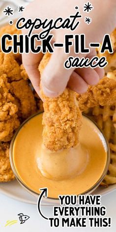 Chick Fil A Sauce Recipe, Copycat Chick Fil A Sauce, Restaurant Recipes Famous, Copycat Chick Fil A, Chick Fil A Sauce, Homemade Sauce Recipes, Condiment Recipes, Copykat Recipes, Copycat Restaurant Recipes