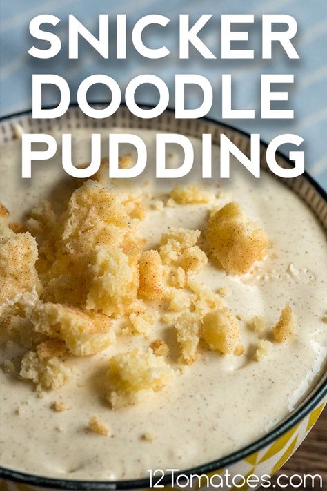 Snickerdoodle Pudding, Instant Pudding Desserts, Good Desserts To Make, Steamed Pudding, Dreamy Desserts, Dessert Shooters, Fluff Desserts, Lebanese Food, Apple Dumplings