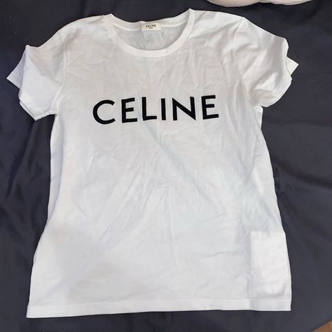 Celine t shirt Celine T Shirt Outfit, Celine T Shirt, Celine Tshirt, Korean Airport, Korean Airport Fashion, Celine Dress, Blackpink Outfits, Closet Organizer, Airport Fashion