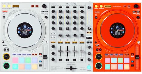 DDJ-1000-OW 4-channel performance DJ controller for rekordbox (Off-White) - Pioneer DJ Record Console, Pioneer Ddj, Dj Controller, Pioneer Dj, Dj Equipment, Music Memes, Virgil Abloh, Dj, Audio