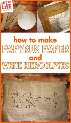 Ancient Egypt Art Projects Middle School, Egyptian Crafts For Kids School Projects Ancient Egypt, Egyptian Paper Craft, Ancient Egypt Arts And Crafts, Egyptian Art Activities, Ancient Egyptian Projects, Papyrus Art Ancient Egypt, How To Make Papyrus Paper Ancient Egypt, Egyptian Crafts For Preschoolers