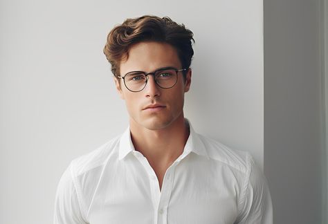 Oblong Face Glasses Men, Oval Face Glasses Men, Mens Glasses Trends, Mens Glasses Frames Face Shapes, Glasses For Oblong Face, Glass Frames For Men, Cool Glasses For Men, Men With Glasses, Glasses For Oval Faces