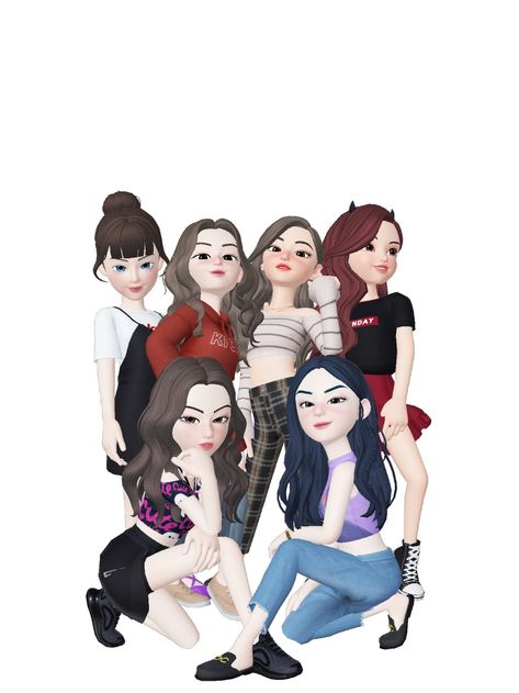 6 Friends Group Dp, Bff 6 Friends, Girls Gang Dp, Theme Sharpen, Zepeto Looks Ideas, Friends Cartoon, Best Friends Cartoon, Friends Illustration, Cartoon Couple