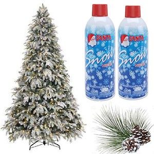 Tree Flocking, Christmas Tree Spray, Snow Spray, Crafts Winter, Snow Decorations, Instant Snow, Fake Christmas Trees, Christmas Tree With Snow, Artificial Snow