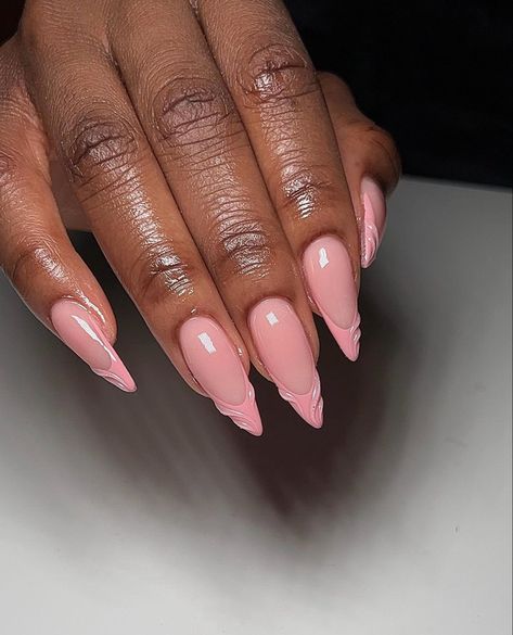 Girly Maintenance, Nails Board, Classy Almond Nails, Dubai Outfits, Nails Inspired, Pink Gel Nails, Airbrush Nails, Ombre Nail Designs, Her Nails