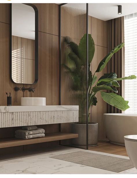 Japandi Bathroom Design, Japandi Bathroom, Washroom Design, Casa Country, Japandi Interior, Bathroom Design Inspiration, Bathroom Design Decor, Toilet Design, Bathroom Inspiration Decor