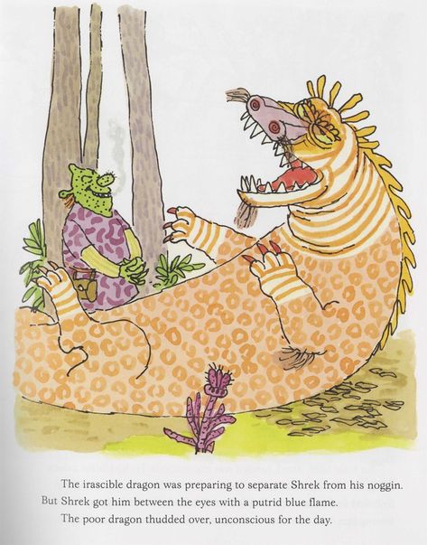 Shrek Illustration, Shrek Book, Lemony Snicket Books, William Steig, Shrek The Third, Imaginary Creatures, Art Spiegelman, Inspiring Illustration, Maurice Sendak