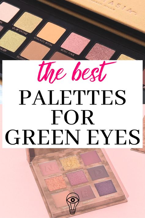 Find here the best eyeshadow palettes for green eyes, from MAC Flame Boyant palette to the Nabla Secret palette - the best makeup palettes for green eyes, from fair skin to dark skin! Mac Eyeshadow Palette For Green Eyes, Colors That Go With Green Eyes, Eyeshadow For Green Eyes Tutorial, Eye Shadow For Green Eyes And Blonde, Best Color Eyeshadow For Green Eyes, Eyeshadow Palettes For Green Eyes, Mac Eyeshadow For Green Eyes, Eye Shadow Green Eyes Natural, Best Eyeliner For Green Eyes