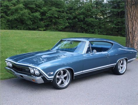 68 Chevelle, Luxe Auto's, Carros Retro, Chevrolet Chevelle Malibu, Old Muscle Cars, Chevy Muscle Cars, Chevy Chevelle, Awesome Cars, Chevelle Ss