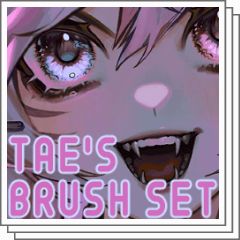 tae's painting set - CLIP STUDIO ASSETS Asset Csp, Clip Studio Paint Brushes Hair, Clipstudio Brushes Free, Clipstudio Paint Brushes, Clip Studio Paint Brushes Free, Clipstudio Brushes, Clip Studio Brushes, Csp Brushes, Commission Ideas