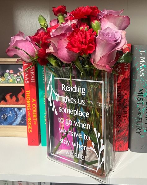 Book Vase, Tiny Library, Bookshelf Inspiration, Banned Books, Custom Book, Bookish Gifts, Book Nooks, I Love Books, Her. Book