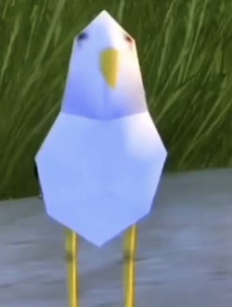 Low Poly Animals Funny, Good Night Cursed Image, Sims 4 Seagull, Cursed Low Quality Images, Cursed Lockscreen, Ha4to Pfp Monkey, Sims Seagull, Bird Reaction Pic, Group Matching Pfp For 6 People