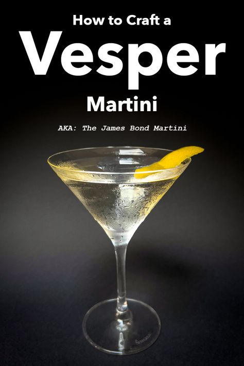 James Bond Martini Recipe, Vespa Cocktail Recipe, Italian Martini Recipe, Best Martini Recipe, Casino Cocktails, Vespa Martini, Gin Martini Recipes, Vesper Cocktail, James Bond Martini