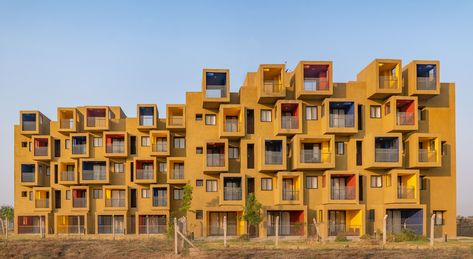 Walden House, Sanjay Puri Architects, Sanjay Puri, Indian Apartment, Global Architecture, Homes Architecture, Hostel Room, New Architecture, Natural Ventilation