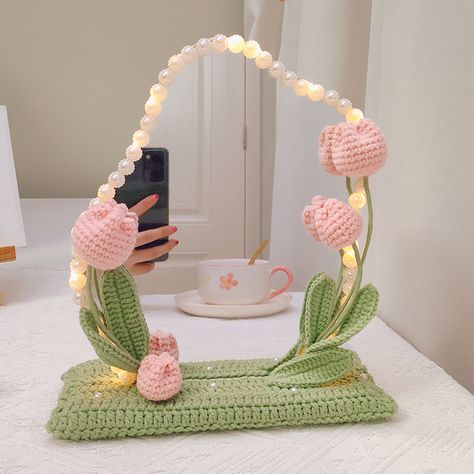 Pastel Cottagecore, Cottagecore Room, Lilies Of The Valley, Cottagecore Room Decor, Wool Crochet, Makeup Mirrors, Flower Bouquets, Lily Of The Valley, Small Flowers