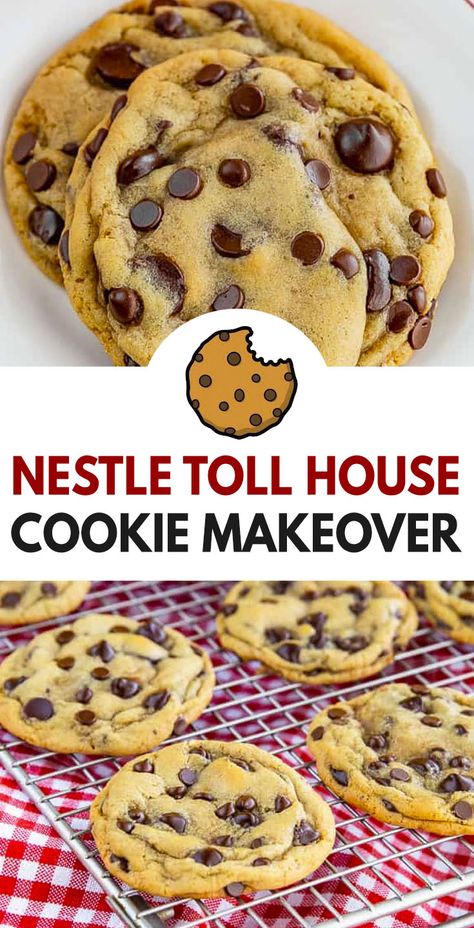 Nestles Chocolate Chip Cookies, Chocolate Chip Cookies Toll House Recipe, Toll House Milk Chocolate Chip Cookies, Roll House Chocolate Chip Cookies, Soft And Chewy Toll House Cookies, Chocolate Chip Cookies Nestle Recipe, Copycat Tollhouse Chocolate Chip Cookies, Nestles Chocolate Chip Cookies Recipe, Original Chocolate Chip Cookies