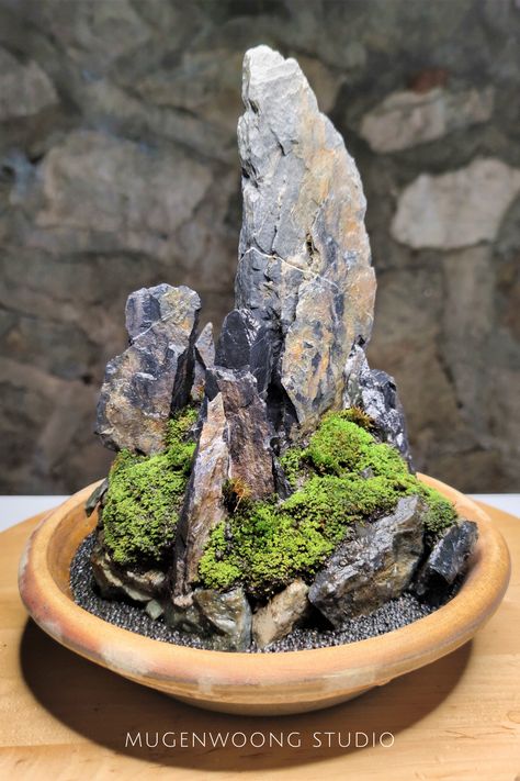 Moss Sculpture, Bonsai Techniques, Moss Plant, Garden Pond Design, Planter Project, Terraria, Moss Terrarium, Diy Plant Hanger, Dish Garden