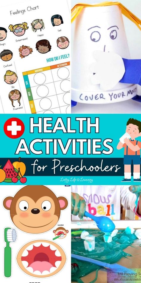 Hygiene Projects For Preschoolers, Health Activities For Kindergarten, Personal Care Activities For Preschool, Health Activity For Preschoolers, Hygiene Preschool Theme, Personal Health Activities For Kids, Health Lesson Plans Preschool, My Body And Health Preschool, Self Hygiene Activities For Kids