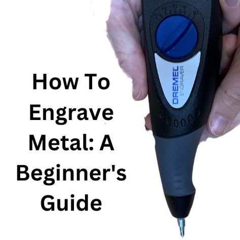 Engraving Tools Metal, How To Etch Metal, Dremel Engraving Metal, Dremel Engraving Ideas, How To Engrave Metal, Metal Engraving Designs, Engraving On Metal, Engraving Art Metal, Engraving Pen Projects