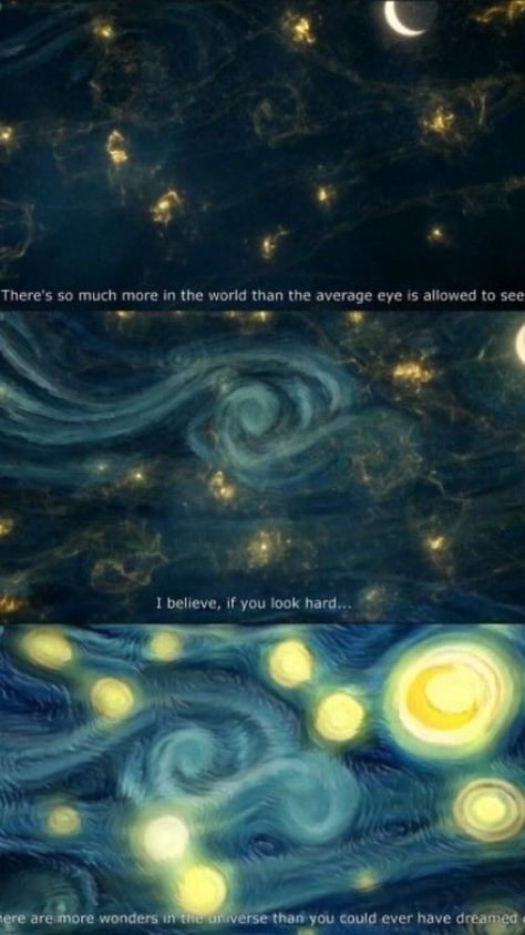 Stary night Stary Night Wallpaper Iphone, Stary Night Sky Aesthetic, Stray Night, Vincent And The Doctor, Fic Ideas, Reality Art, Sky Tattoos, Van Gogh Quotes, Psychadelic Art