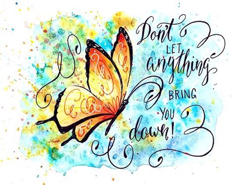 Watercolour Butterflies, Bright Quotes, Butterfly Quotes, Positive Art, Butterfly Drawing, Roasts, Happy Art, Bible Art, Butterfly Art