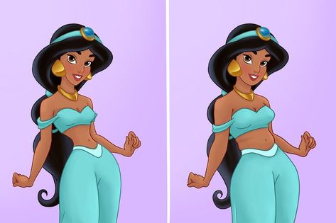 What 18 Fairy Tale Princesses Would Look Like If They Were Plus-Size Queens Fat Disney Princesses, Image Princesse Disney, Slim And Fit, Princess Pictures, Digital Art Beginner, Fairy Queen, Fairy Tale Characters, Disney Princess Pictures, Disney Aladdin