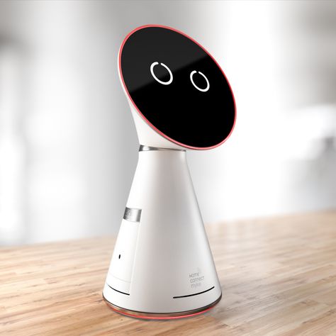 Connected and voice-controlled, Mykie is the kitchen assistant launched by BSH during the latest edition of IFA. This device not only communicates with the user through facial expressions, movement and speech, but also... Self Cleaning Toilet, Kitchen Robot, Kitchen Tech, Kitchen Technology, Kitchen Plants, Smart Home Devices, Home Devices, Industrial Design Sketch, Medical Design