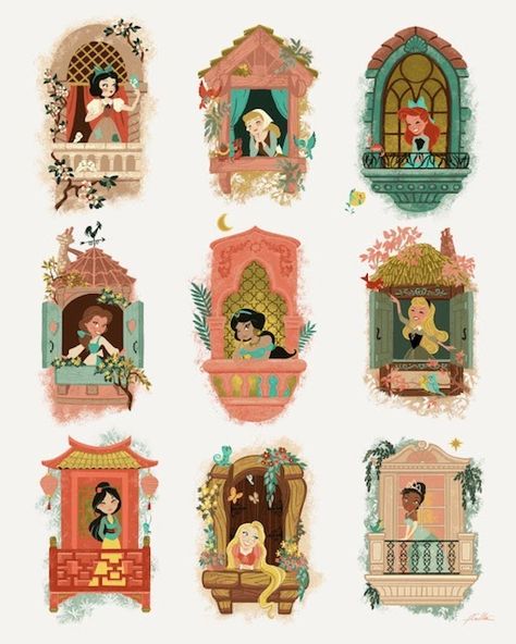 Disney Paintings, Disney Nerd, Disney Home Decor, International Festival, Disney Trading Pins, Disney Aesthetic, Disney Princess Art, Disney Home, Artist Profile