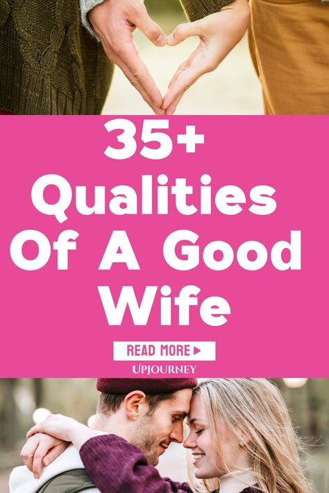 Discover 35+ qualities of a good wife to embody in your marriage. From loyalty and support to kindness and resilience, these traits can strengthen your relationship and build a strong foundation for lasting love. Whether you're already married or preparing for the future, this list can serve as a guide to nurturing a loving partnership based on mutual respect and understanding. Explore these valuable characteristics and strive to be the best wife you can be by embracing these qualities in your d How To Be A Supportive Wife, Attributes Of A Good Wife, Wife Qualities, The Good Wife's Guide, Supportive Wife, Work Etiquette, Psychology Terms, A Good Wife, Best Wife