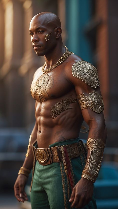 Jason Aesthetic, Tribe Warrior, African Superhero, Black Tower, African Tribe, Africa People, Black Woman Artwork, African Royalty, Character Inspiration Male