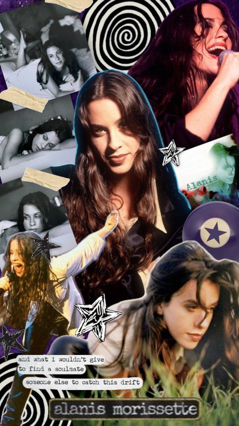 The queen herself. Alanis Morissette 90s, Alanis Morissette, Leo Season, Band Posters, Female Artists, Hunger Games, The Queen, Pretty Woman, Soulmate