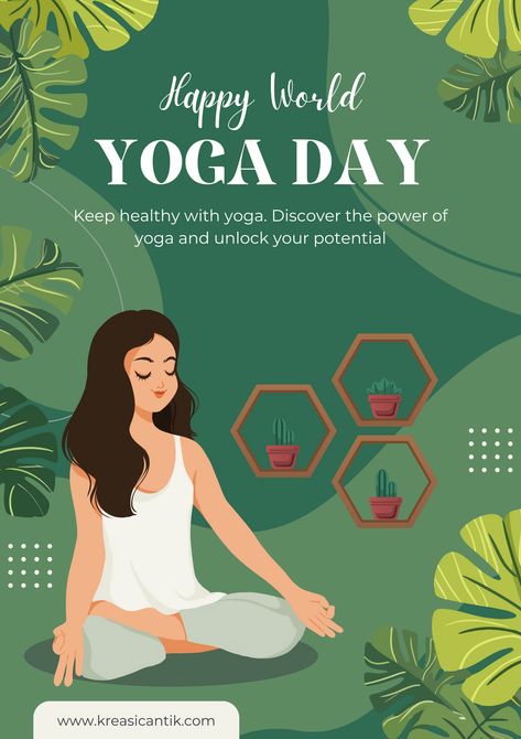 👉CLICK THE LINK TO EDIT!💻✨ 

Celebrate Happy World Yoga Day with our serene poster design template from Us! This beautifully designed template is perfect for promoting your yoga events or sharing the peaceful message of yoga. Customize it easily with Canva's user-friendly editing tools to add your unique touch. Spread the tranquility and joy of yoga with this stunning design! #WorldYogaDay #CanvaDesign #YogaLovers #PosterTemplate 

👣 Follow us too! 🌟 @kreasicantikcanva Poster On Yoga, Yoga Day Posters, World Yoga Day, Yoga Poster, White Nature, Photo Collage Maker, Marketing Logo, Yoga Day, Collaborative Learning